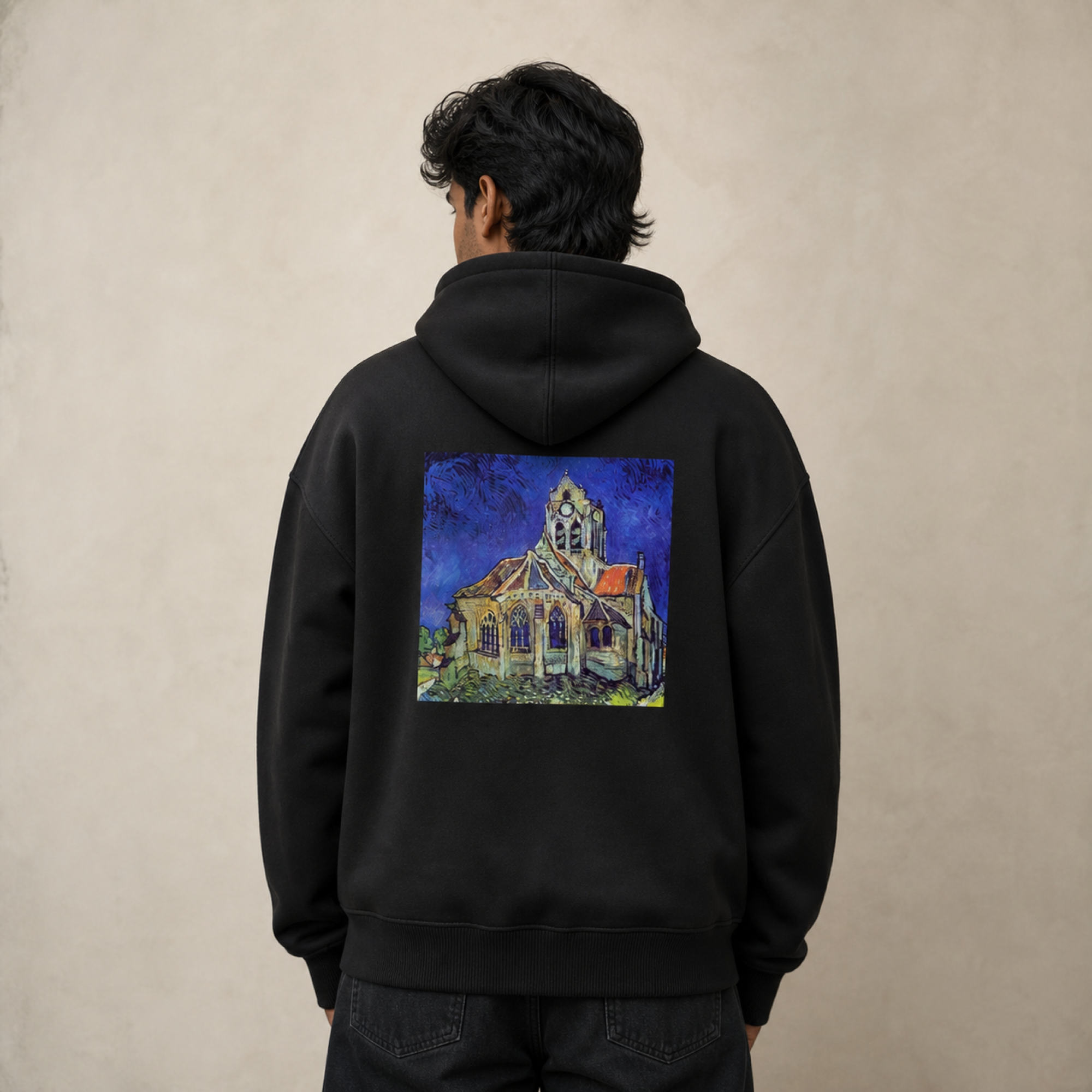 Vincent van Gogh The Church at Auvers Hoodie