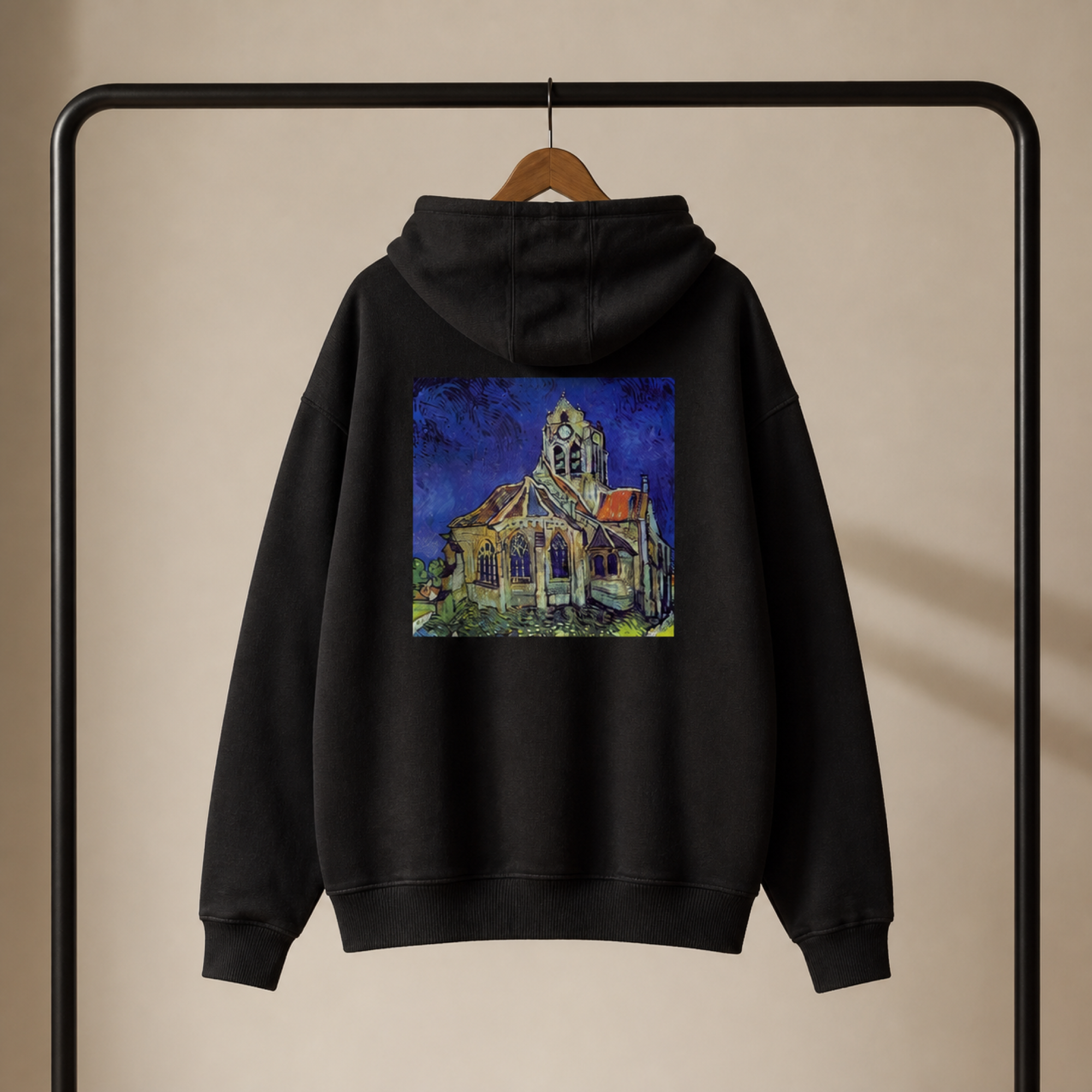 Vincent van Gogh The Church at Auvers Hoodie