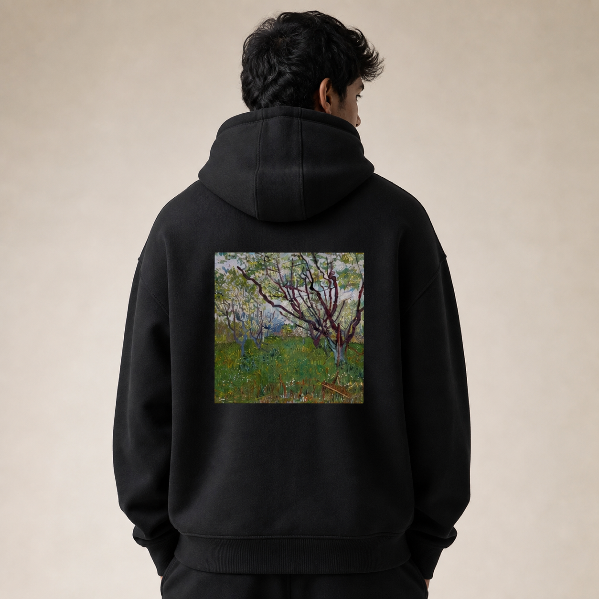Vincent van Gogh The Flowering Orchard Hoodie