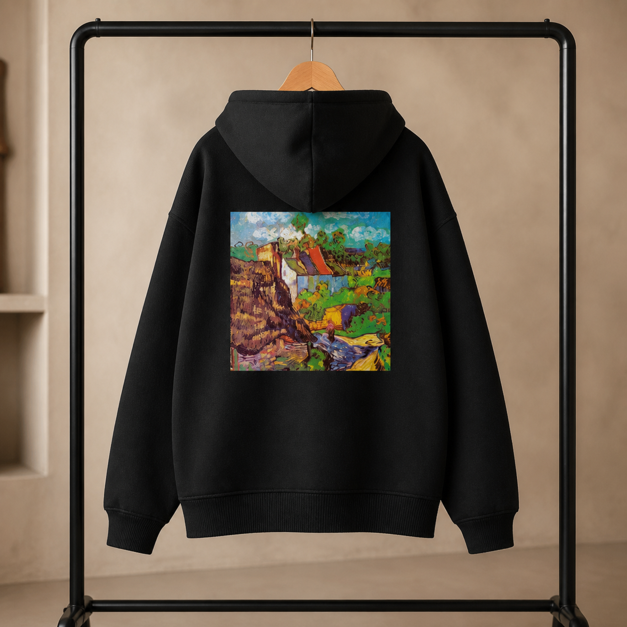 Vincent van Gogh Houses at Auvers Hoodie