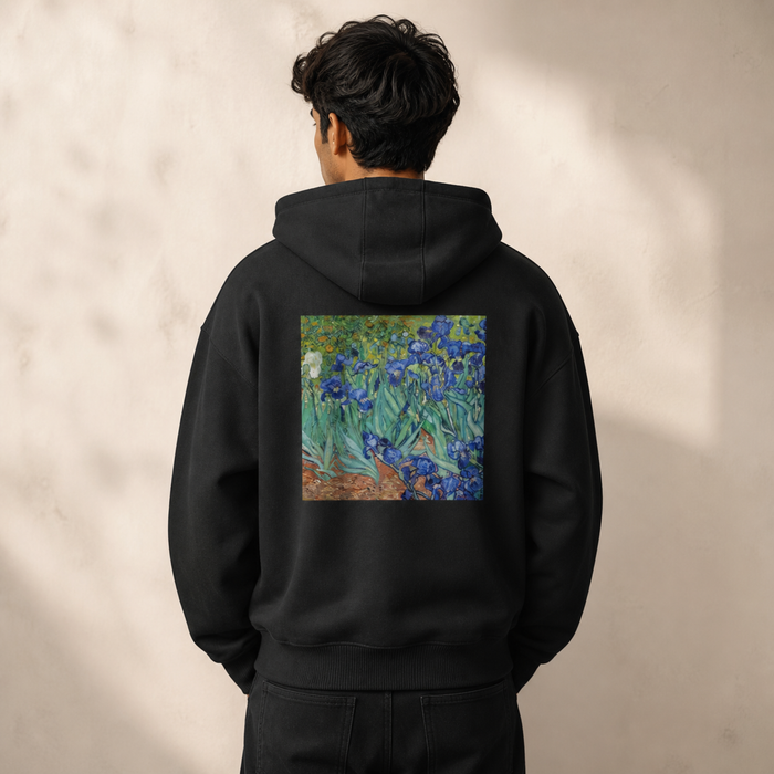 Van Gogh Irises Garden Hoodie