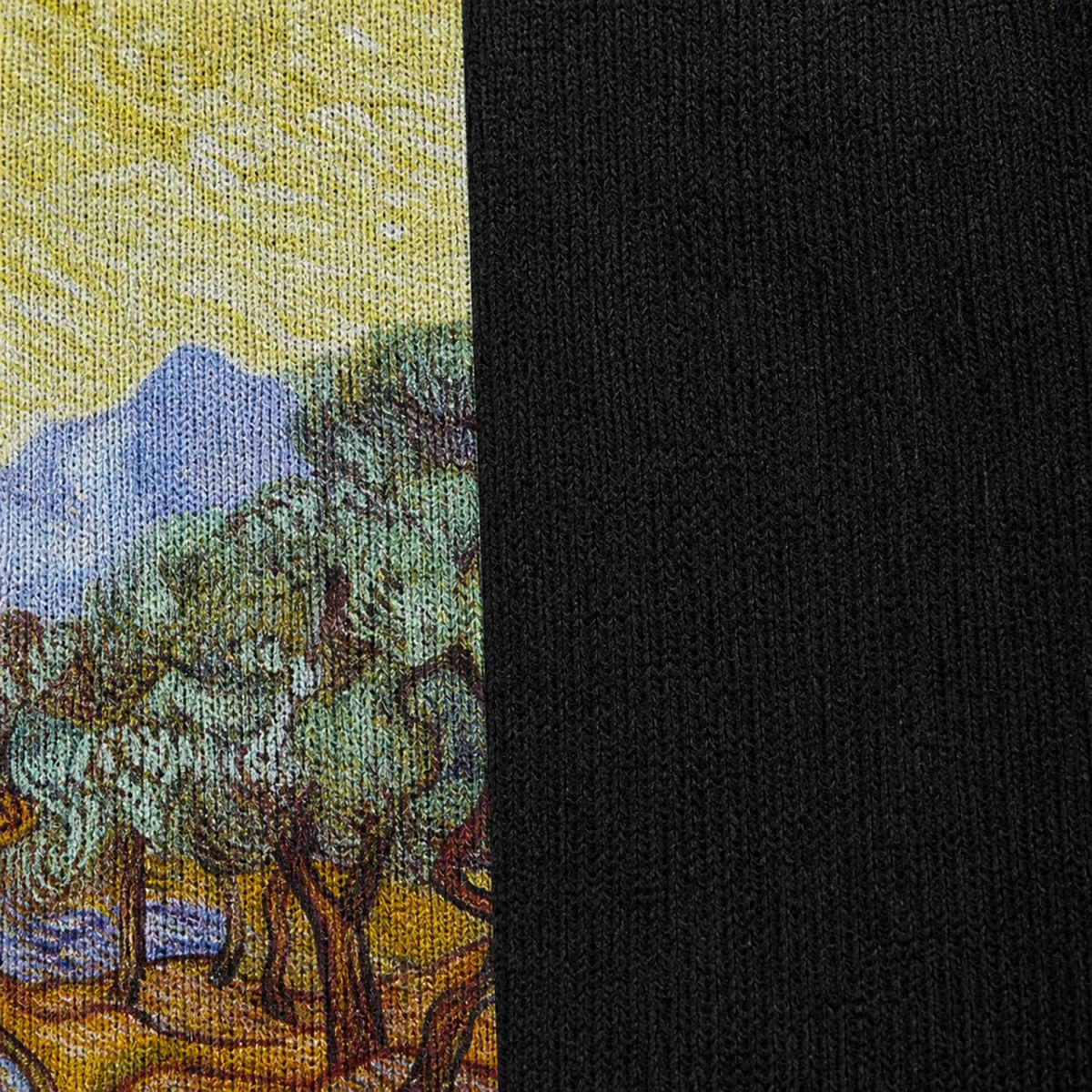 Van Gogh Olive Trees Yellow Sky Hoodie