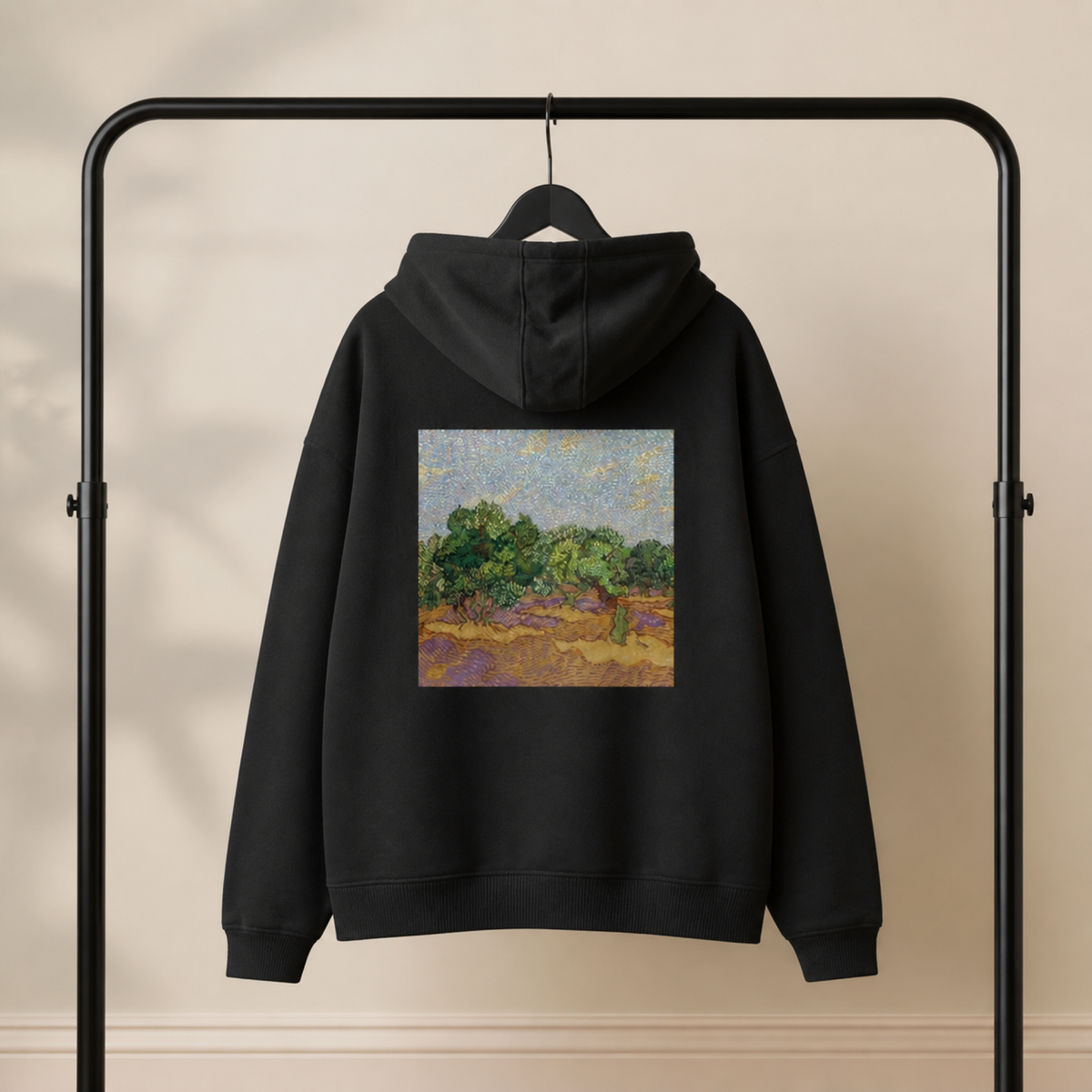 Van Gogh Olive Trees Blue Sky Hoodie
