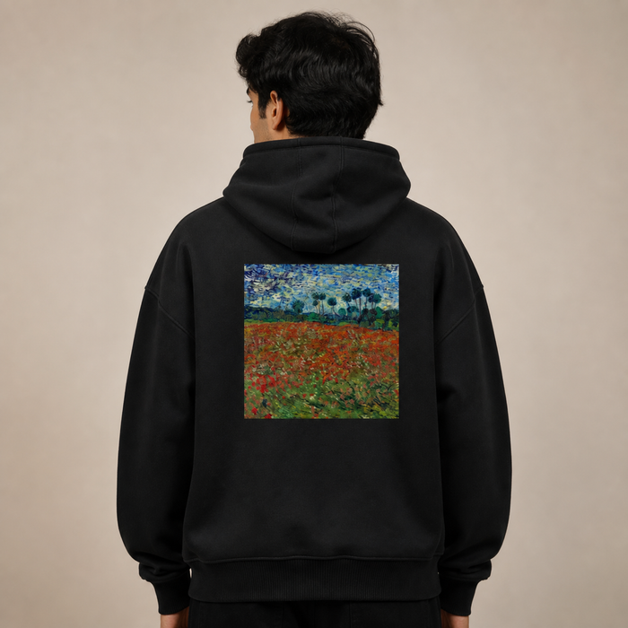 Vincent van Gogh Poppy Field Hoodie
