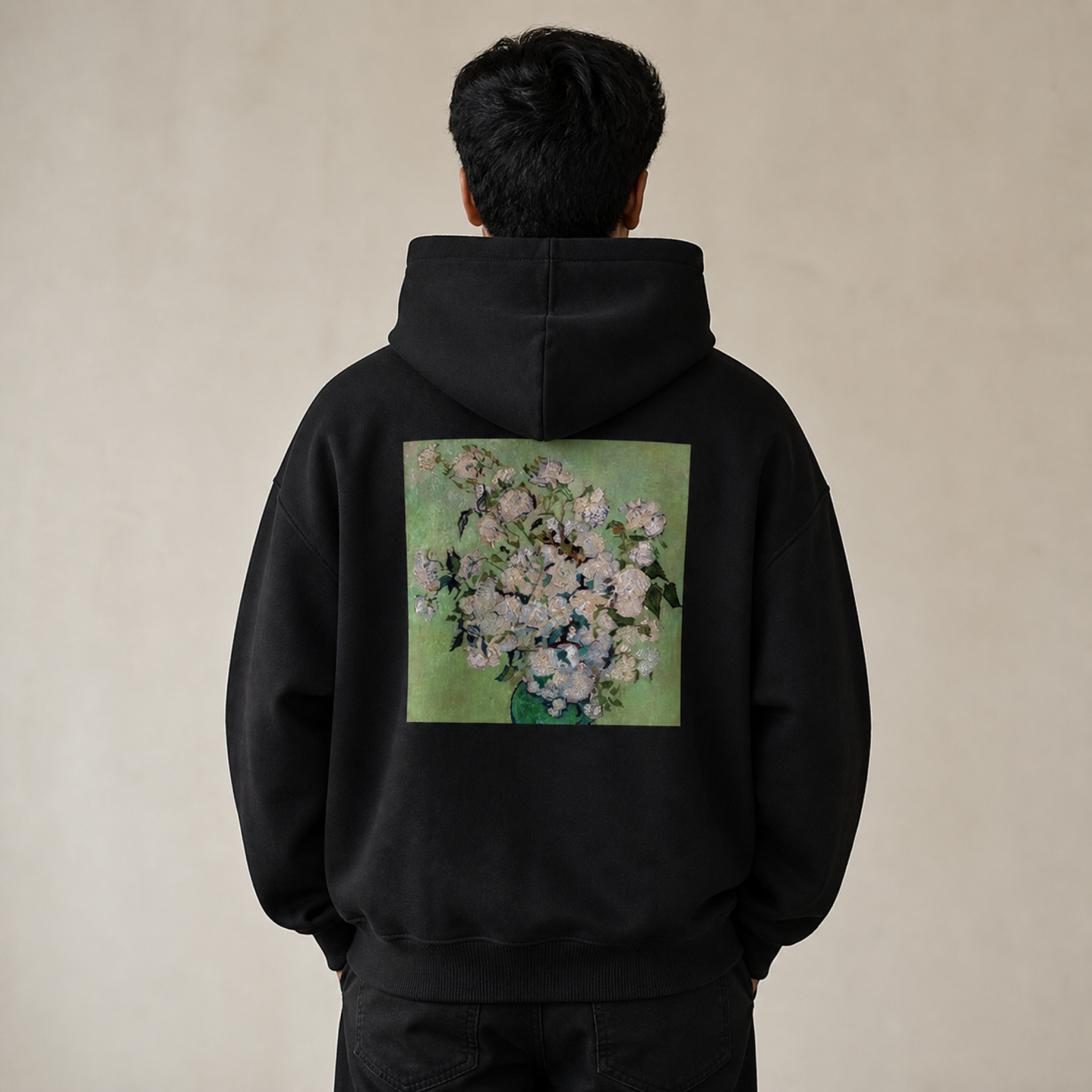 Vincent van Gogh Roses Hoodie