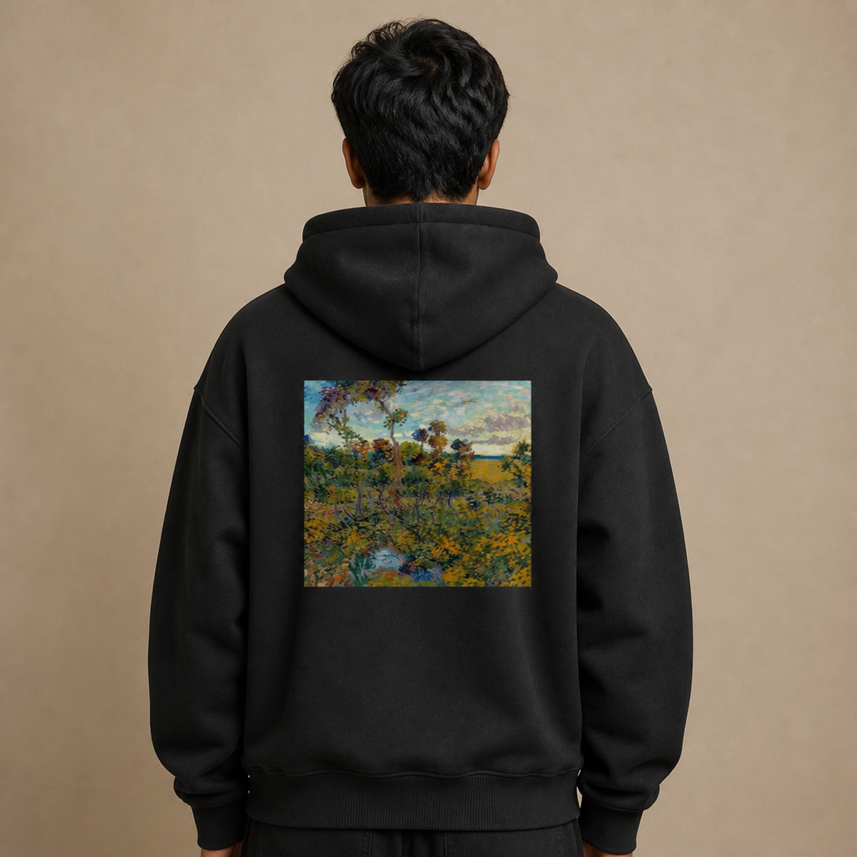 Vincent van Gogh Sunset at Montmajour Hoodie