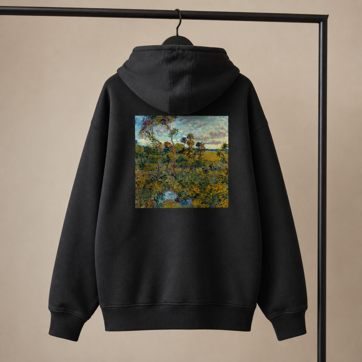 Vincent van Gogh Sunset at Montmajour Hoodie