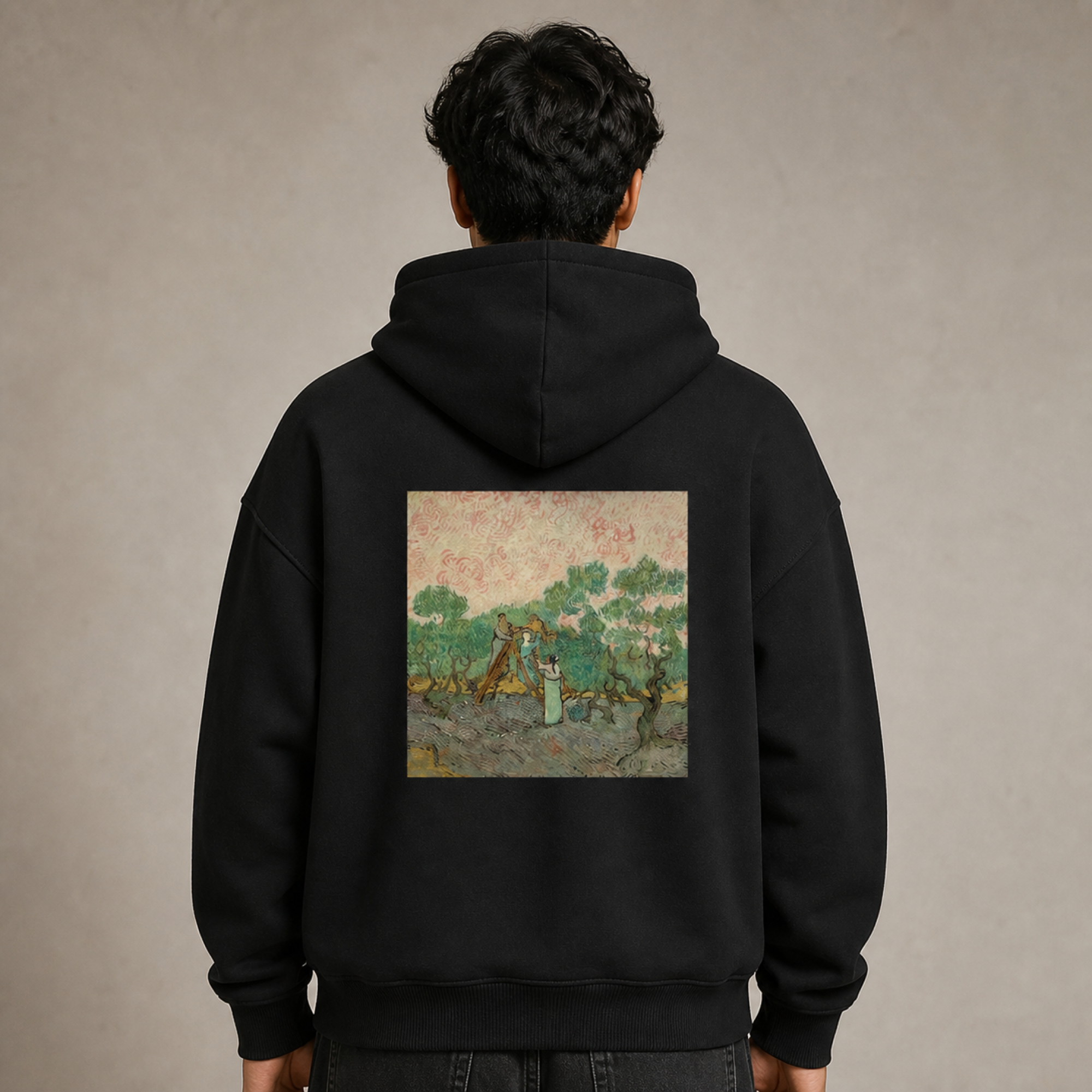 Vincent van Gogh Women Picking Olives Hoodie
