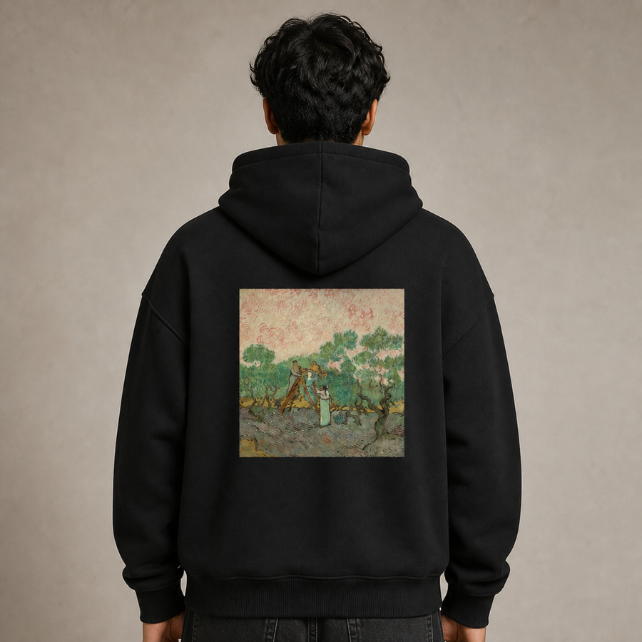 Vincent van Gogh Women Picking Olives Hoodie