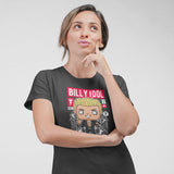 Billy Idol Pop Art Unisex T-Shirt - Back View