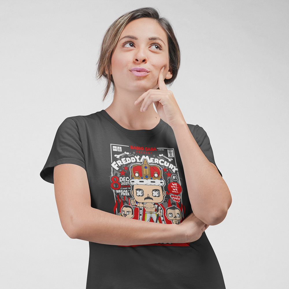 Queen Bohemian Rhapsody Pop Art Unisex T-Shirt — product photo 3