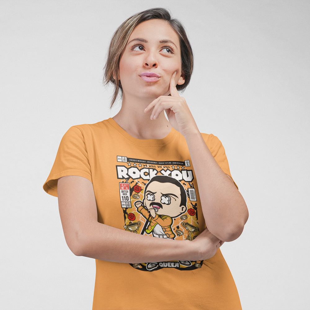 Queen We Will Rock You Pop Art Unisex T-Shirt — product photo 3