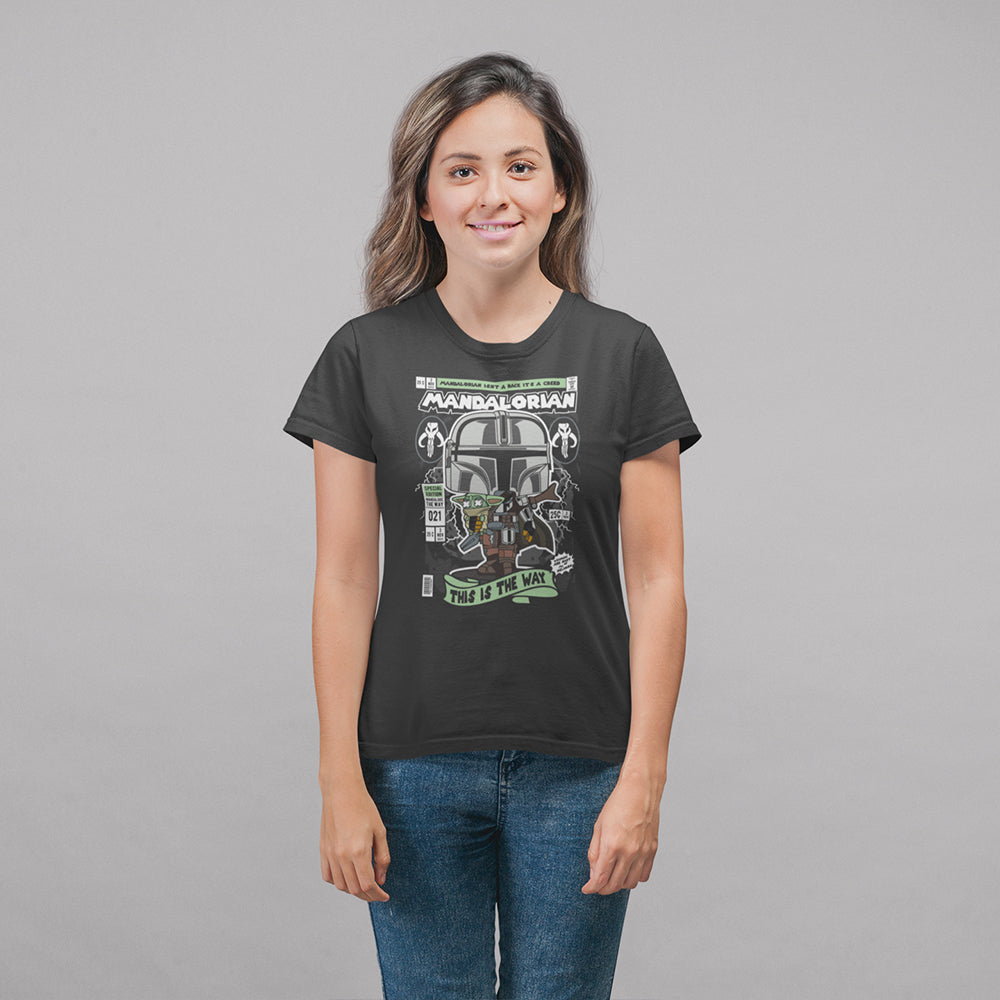 Mandalorian Pop Art Unisex T-Shirt — product photo 5