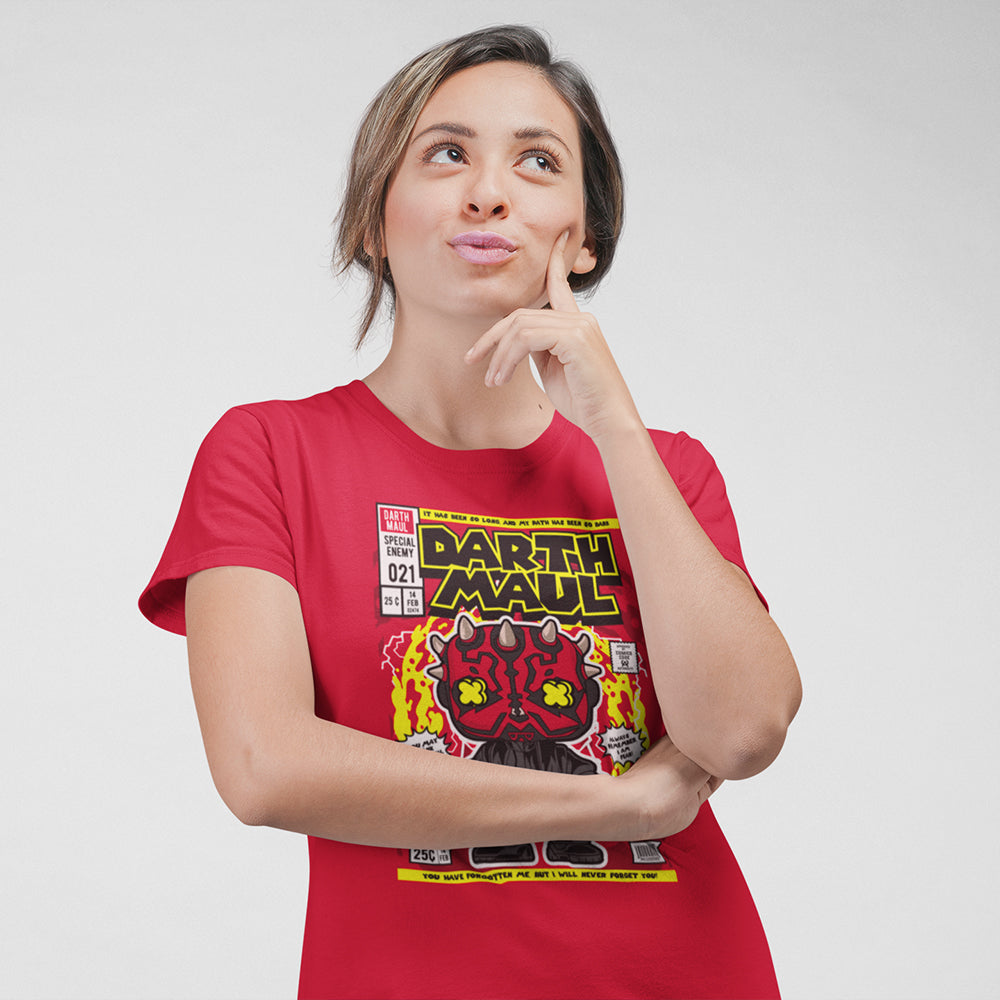Darth Maul Pop Art Unisex T-Shirt — product photo 3