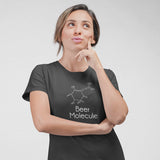 Beer Molecule Unisex T-Shirt - Detail Shot