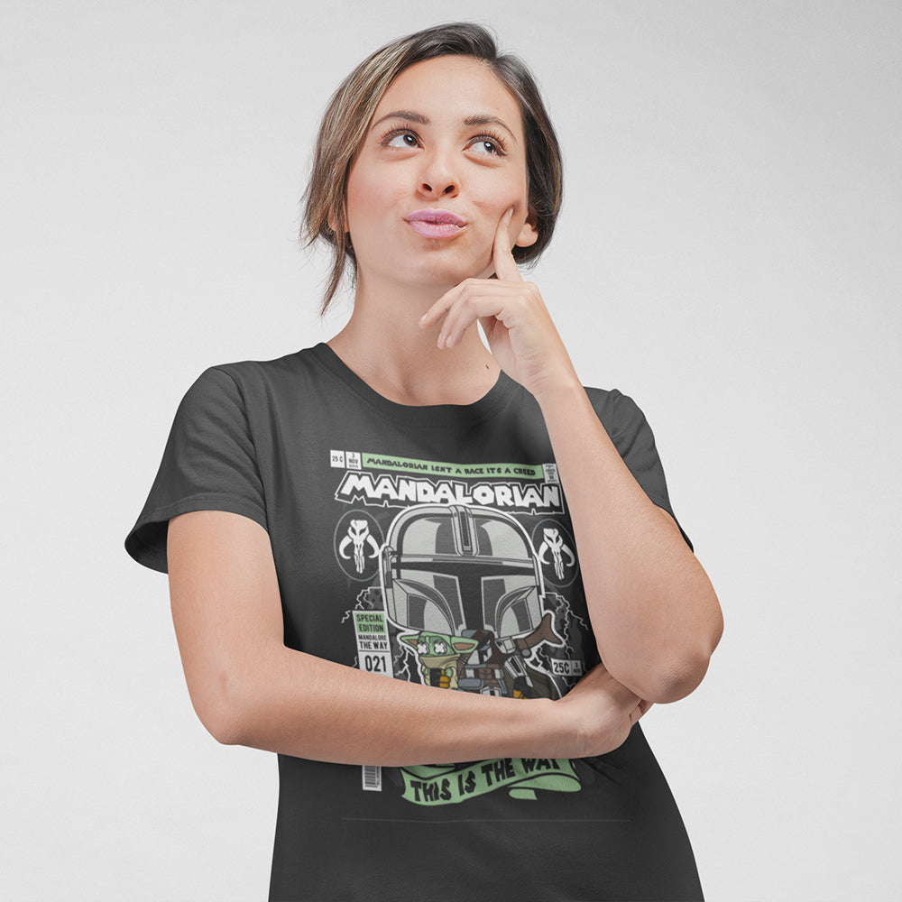 Mandalorian Pop Art Unisex T-Shirt — product photo 3