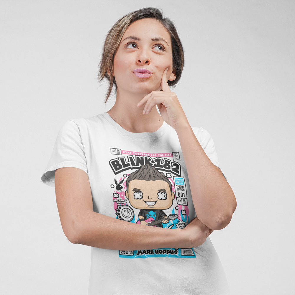 Blink-182 Pop Art Unisex T-Shirt - Back View