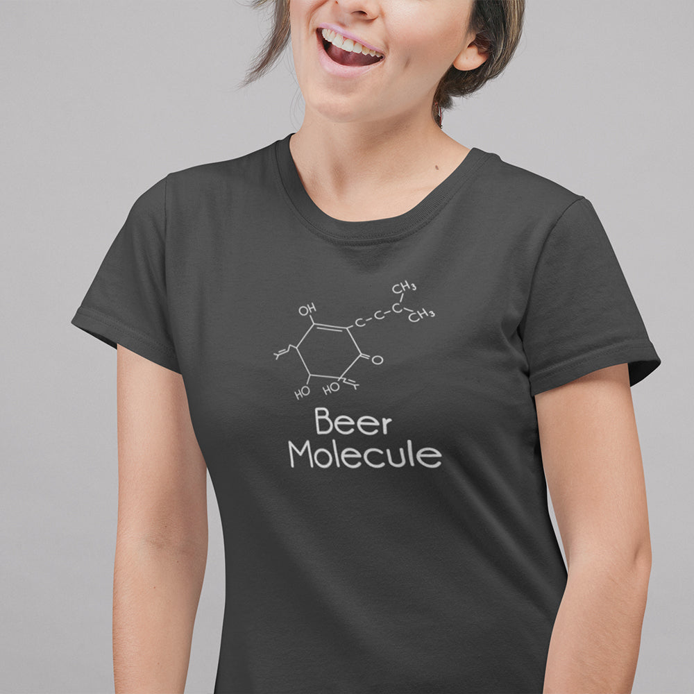 Beer Molecule Unisex T-Shirt - Lifestyle Image