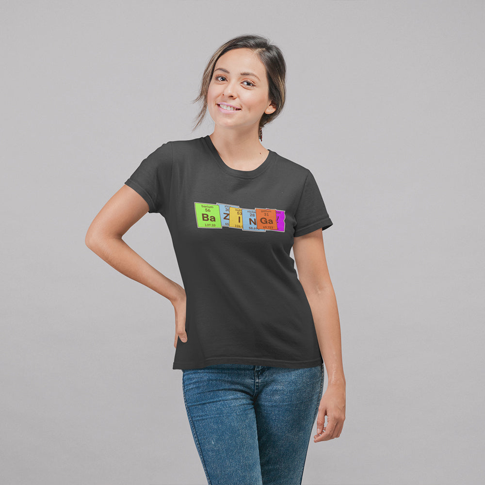 Big Bang Theory Bazinga! Unisex T-Shirt — detail shot