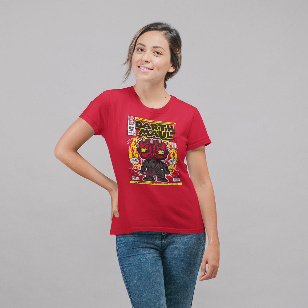 Darth Maul Pop Art Unisex T-Shirt — product photo 5