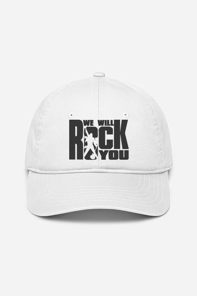 We will rock you- The Queen embroidered baseball cap — main product image