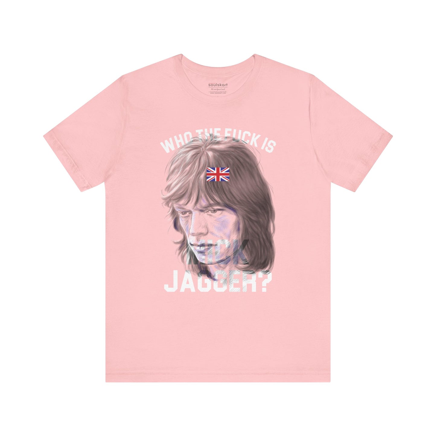 Who the F*ck is Mick Jagger? Music Legend-Inspired Tee — back view