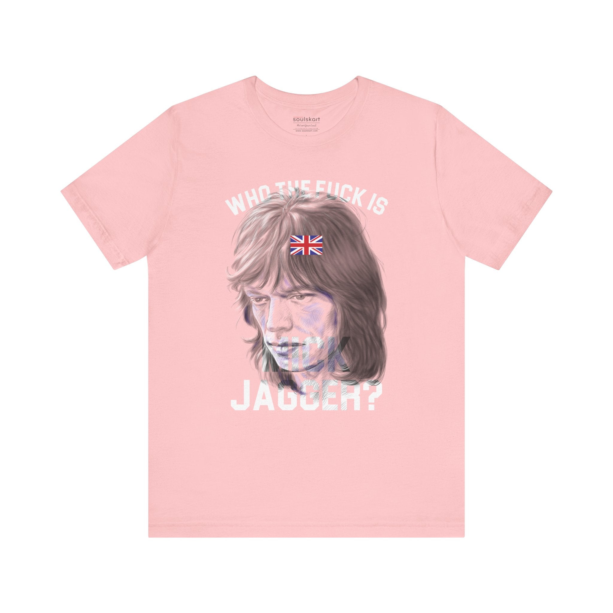Who the F*ck is Mick Jagger? Music Legend-Inspired Tee — back view