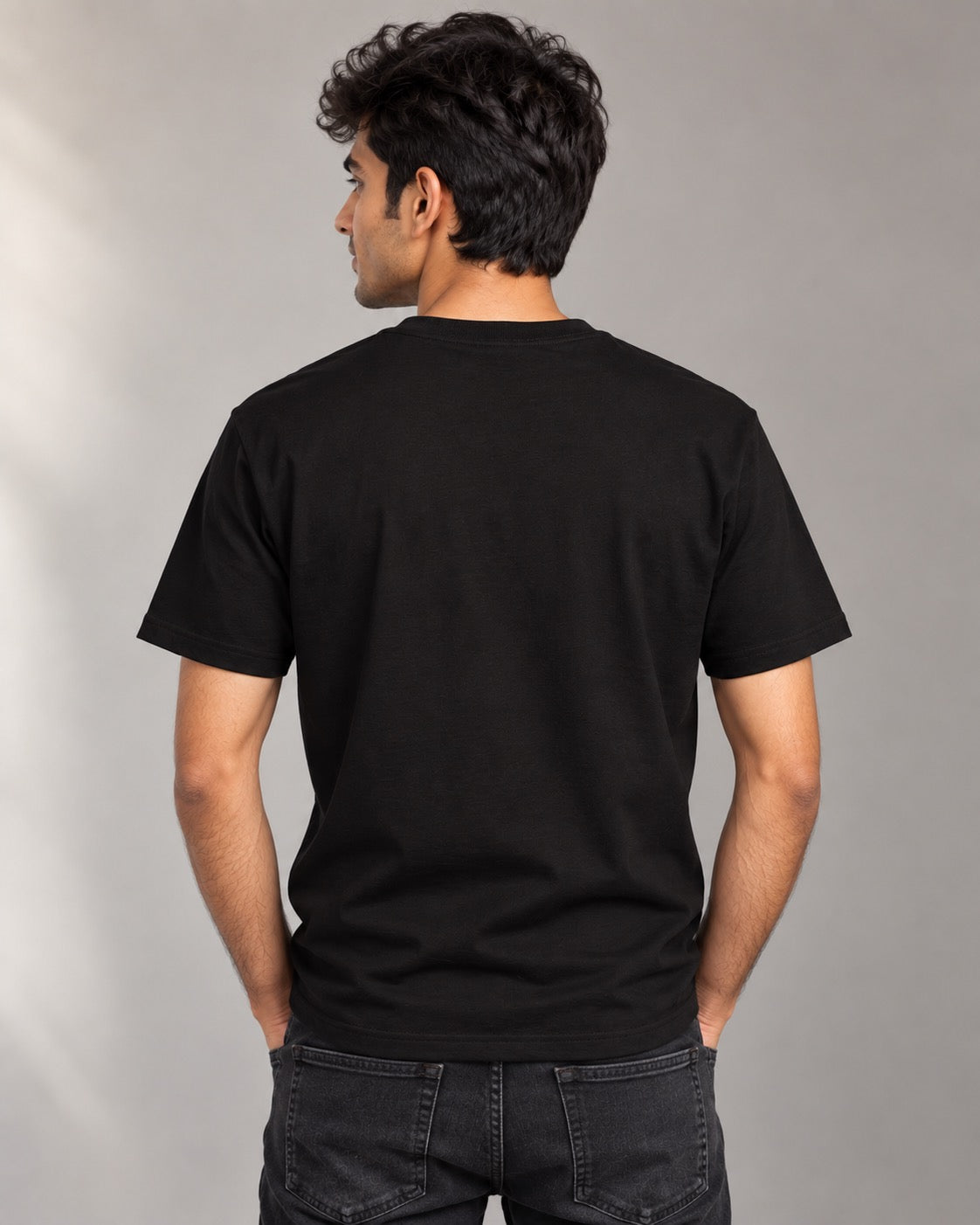 Wish You Were Beer T-Shirt, on-model plain back