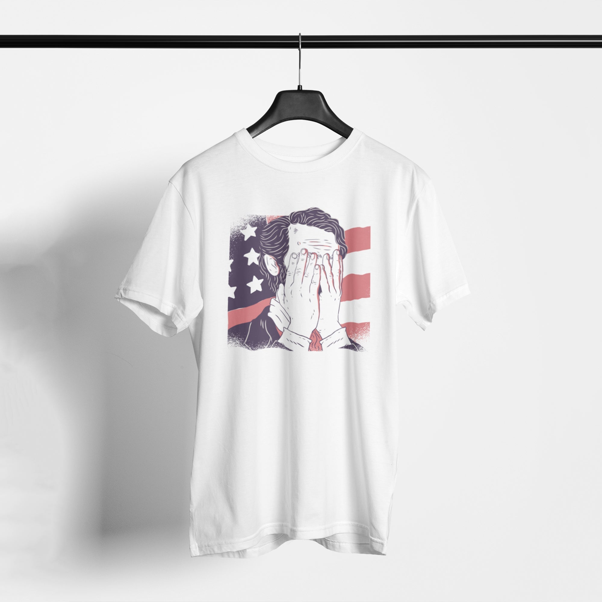 Abraham Lincoln Face Palm Funny Unisex T-Shirt