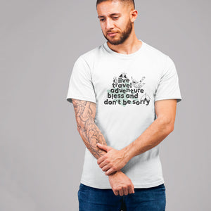 Live Travel Adventure Unisex T-Shirt - Soulskart