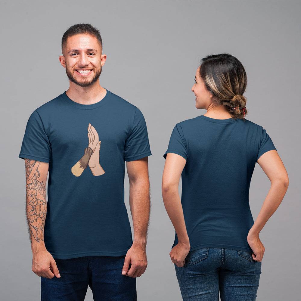 Pets High-Five Unisex T-Shirt - Soulskart