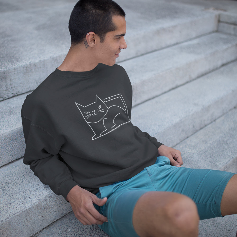Lazy Cat Unisex Sweatshirt - Soulskart