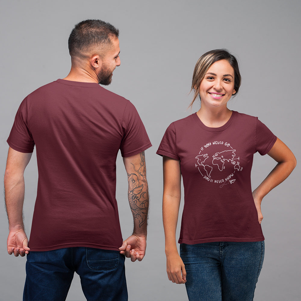 Never Go Never Know Unisex T-Shirt - Soulskart