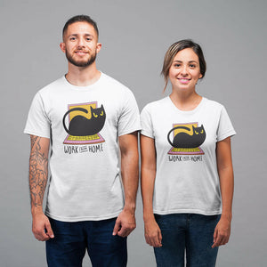 Work From Home With Cat Unisex T-Shirt - Soulskart
