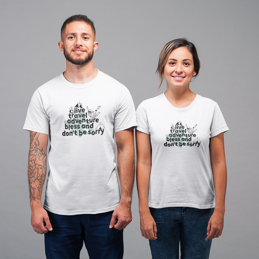 Live Travel Adventure Unisex T-Shirt - Soulskart