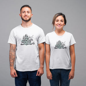 Live Travel Adventure Unisex T-Shirt - Soulskart