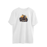 Ride in Style: Beer and Motorcycle Oversized T-Shirt - Soulskart