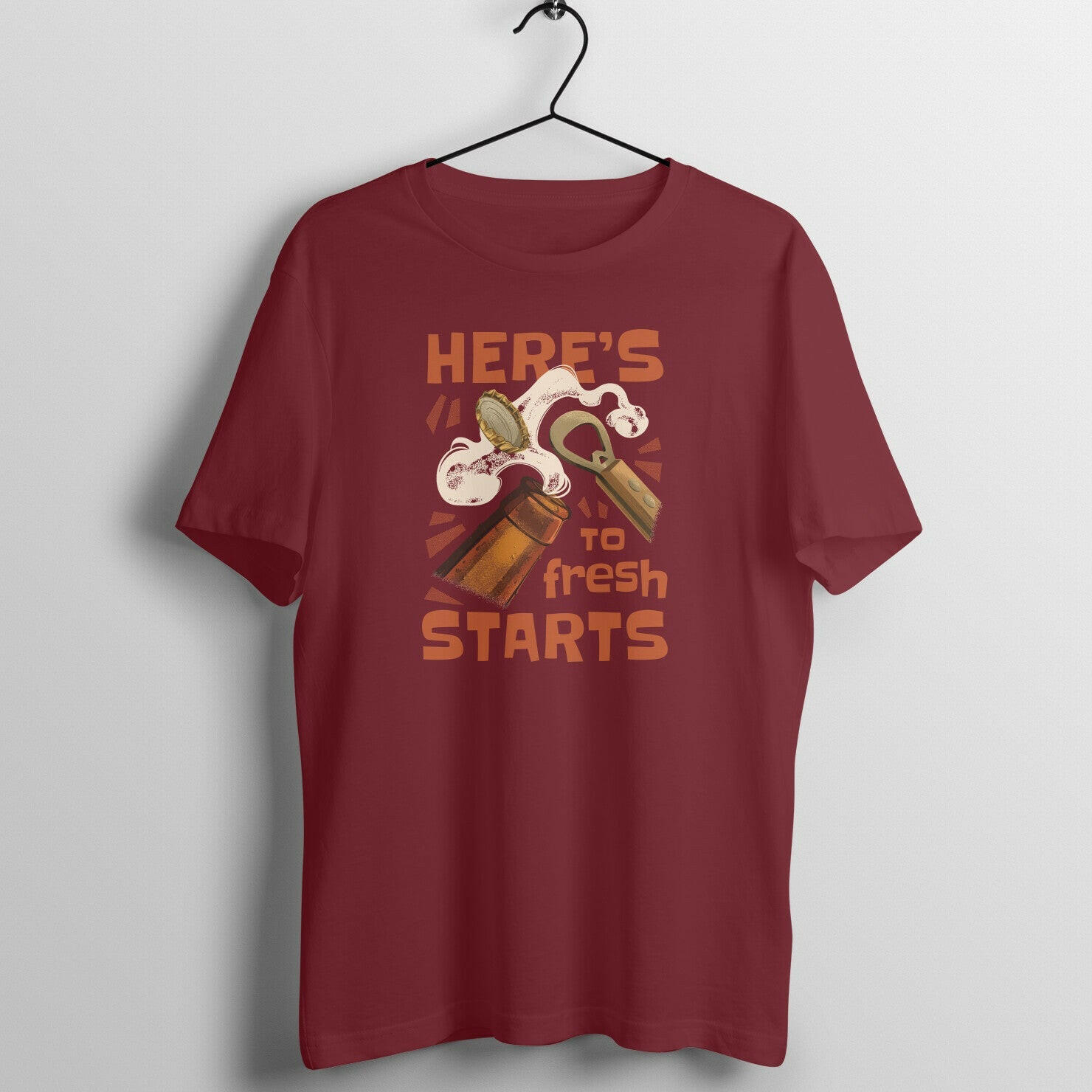 Cheers to Fresh Start T-Shirt - Soulskart