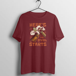 Cheers to Fresh Start T-Shirt - Soulskart