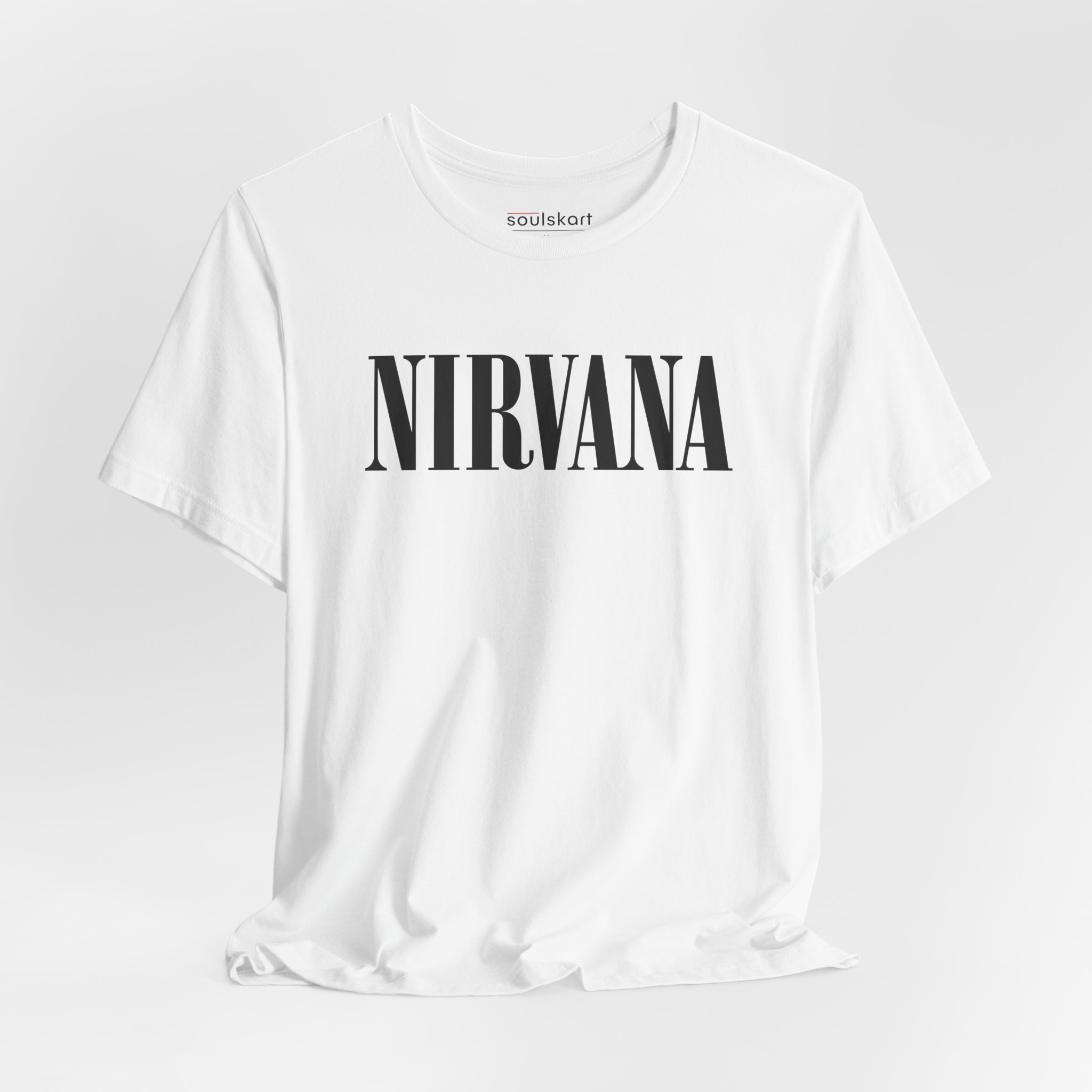 Nirvana-Inspired Music Band Tee - Classic Unisex Cotton T-Shirt | Rock On with Legendary Print