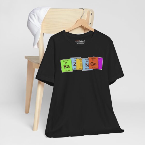 Big Bang Theory 'Bazinga!' Graphic Tee - Classic Unisex Fit - Image 4