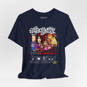Aerosmith Band Print T-Shirt