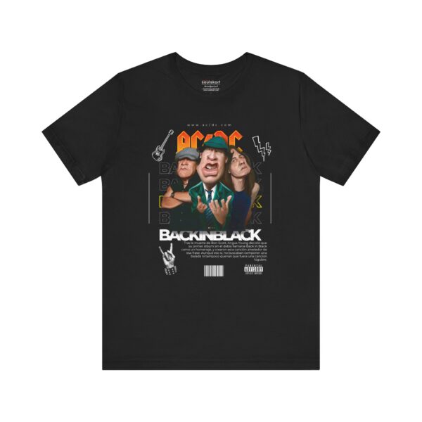 AC/DC "Back in Black" Vintage Rock Tee – For Those About to Rock! - Image 2