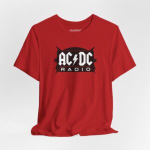 AC/DC Radio Band Print Tee