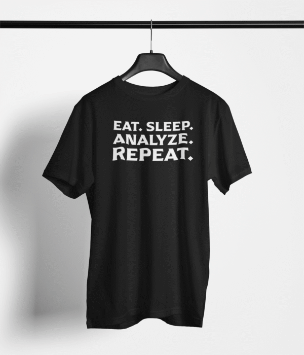 Data Scientist Tee - 'EAT. SLEEP. ANALYSE. REPEAT.'